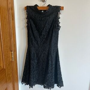 Elegant Black Lace Dress